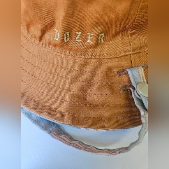 Dozer -Baby Boy Bucket Hat 0-12 Months Colorful Pattern 100% Cotton Reversible - Picture 7 of 9